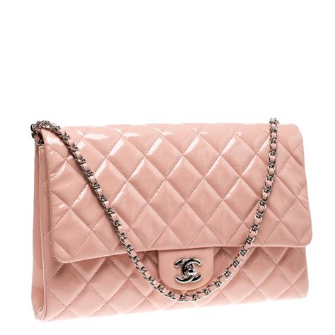 chanel pink and white clutch|chanel clutch with chain 2020.